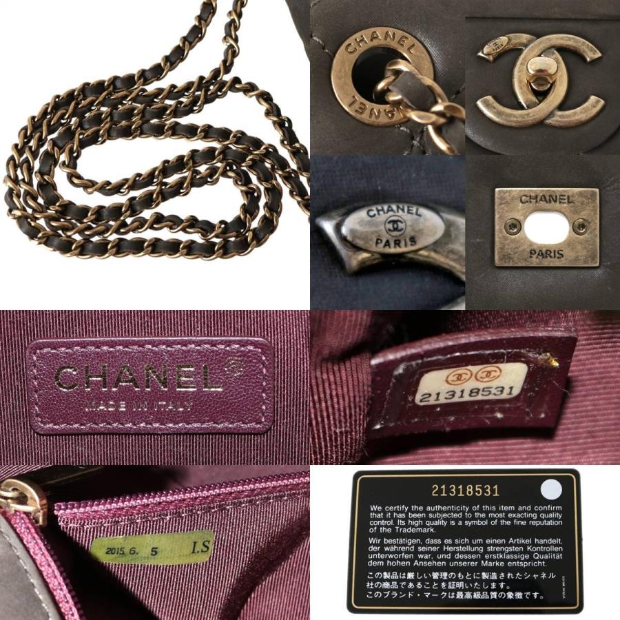 CHANEL（シャネル） マトラッセ ステッチ ダブルチェーン ショルダー
