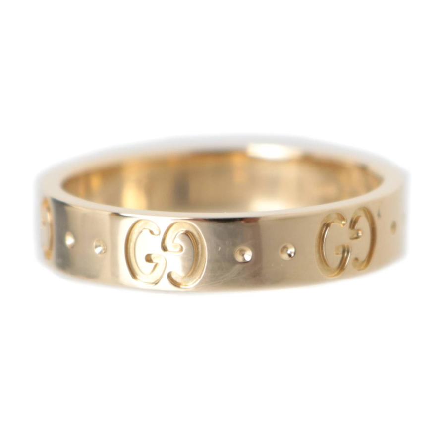 GUCCI/グッチ ICON アイコン K18イエローゴールド リング サイズ刻印11 FS-nt 美品 Aランクの画像