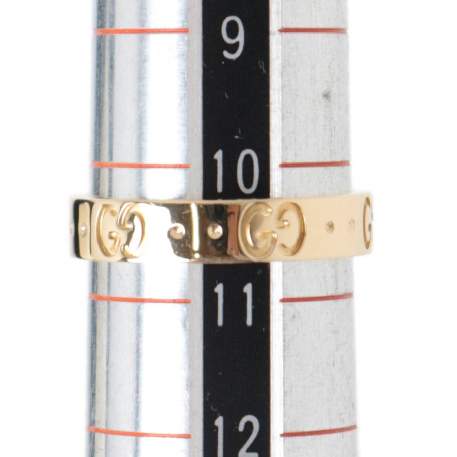 GUCCI/グッチ ICON アイコン K18イエローゴールド リング サイズ刻印11 FS-nt 美品 Aランクの画像