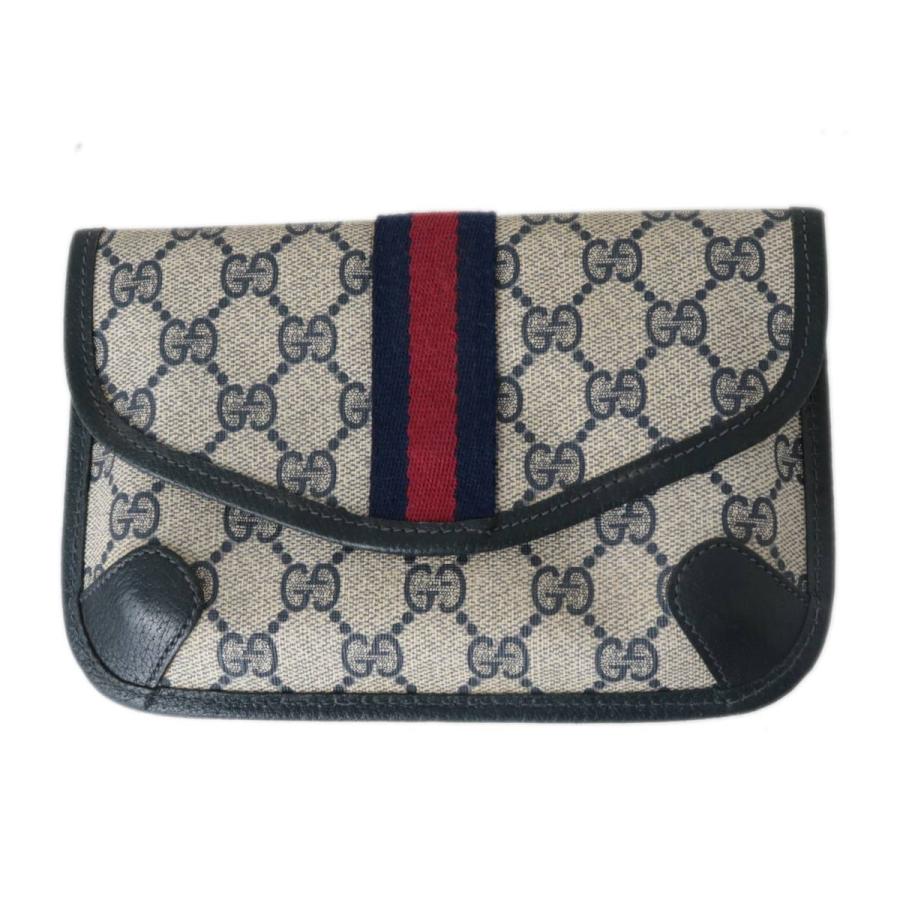 【美品】GUCCI シェリーライン ポーチ アクセコ オールドグッチ 美品】オールドグッチ シェリーライン アクセコ ポーチ GG 楽天