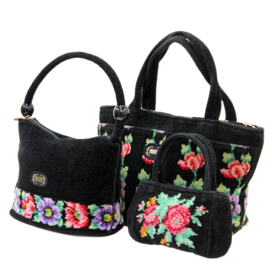 feiler FEILER/フェイラー ハンドバッグ 手提げバッグ 3点セット feiler FEILER/フェイラー ハンドバッグ 手提げバッグ 3点セット
