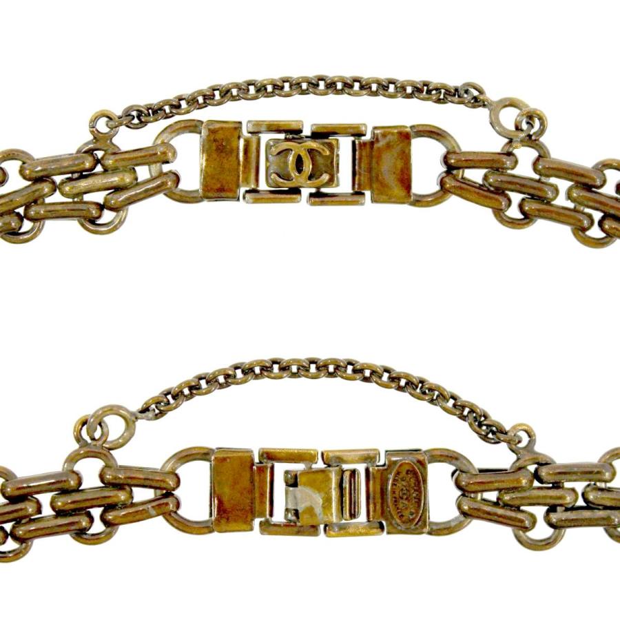 CHANEL（シャネル） チョーカーネックレス ヴィンテージ ブラウン系 FS 