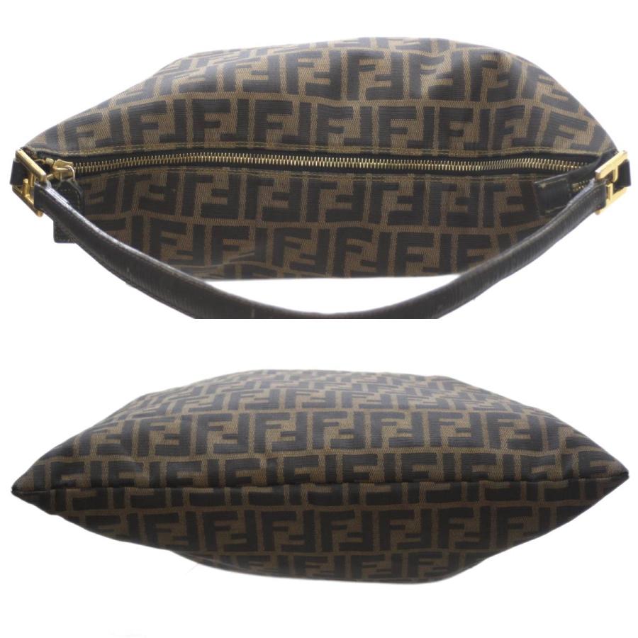 FENDI（フェンディ） トートバッグ ズッカ ブラウン FS-is Bランク