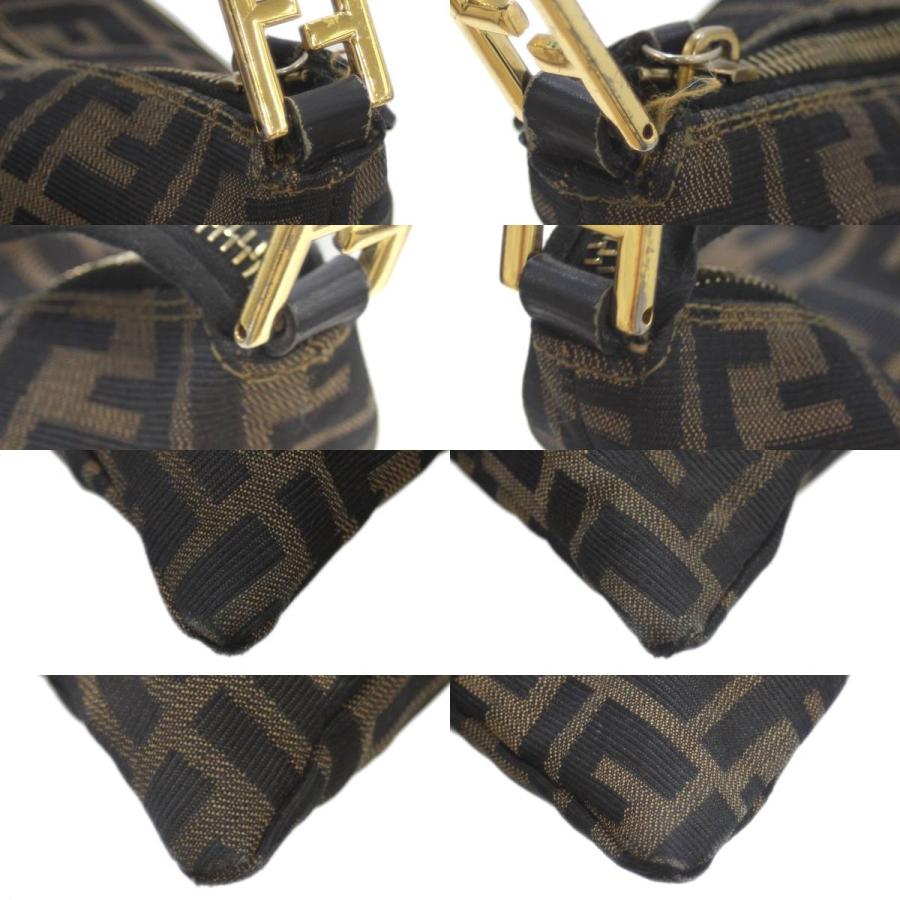 FENDI（フェンディ） トートバッグ ズッカ ブラウン FS-is Bランク
