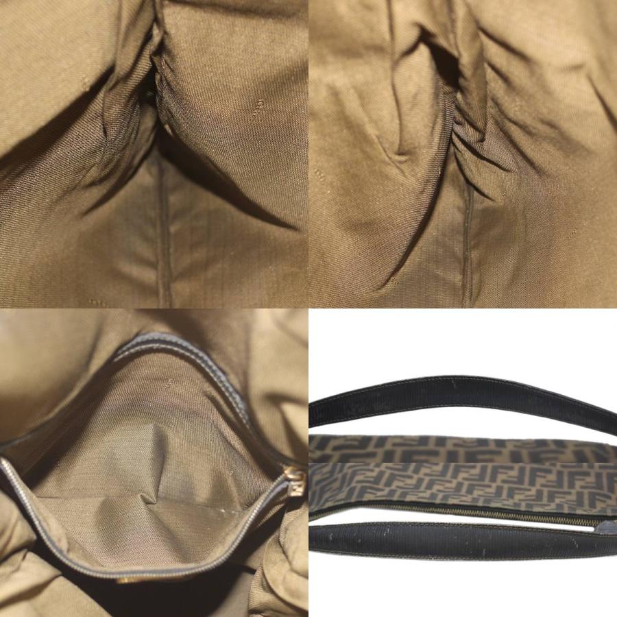 ✨良品✨FENDI フェンディ トートバッグ ズッカ柄 ナイロン 本革 ブラウン 美品 FENDI フェンディ ズッカ柄 トートバッグ ハンドバッグ バッグ