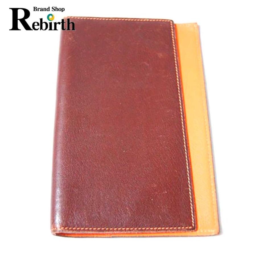 希少 美品 エルメス ノートカバー EAジップ PM ヴェルソ バイカラー