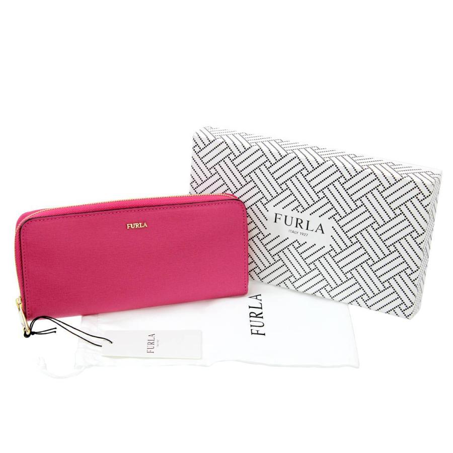 FURLA（フルラ） バビロン ラウンドファスナー 長財布 レザー BABYLON 