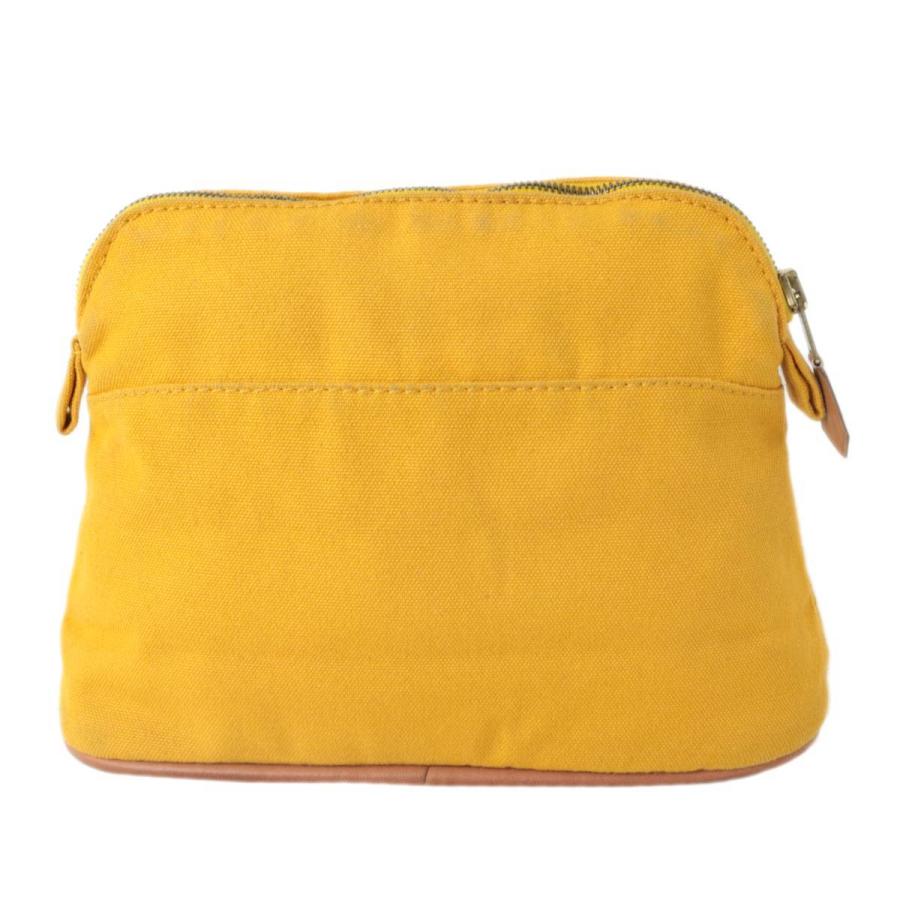 HERMES HERMES/エルメス ボリードポーチ PM 化粧ポーチ イエロー HERMES HERMES/エルメス ボリードポーチ PM 化粧ポーチ イエロー