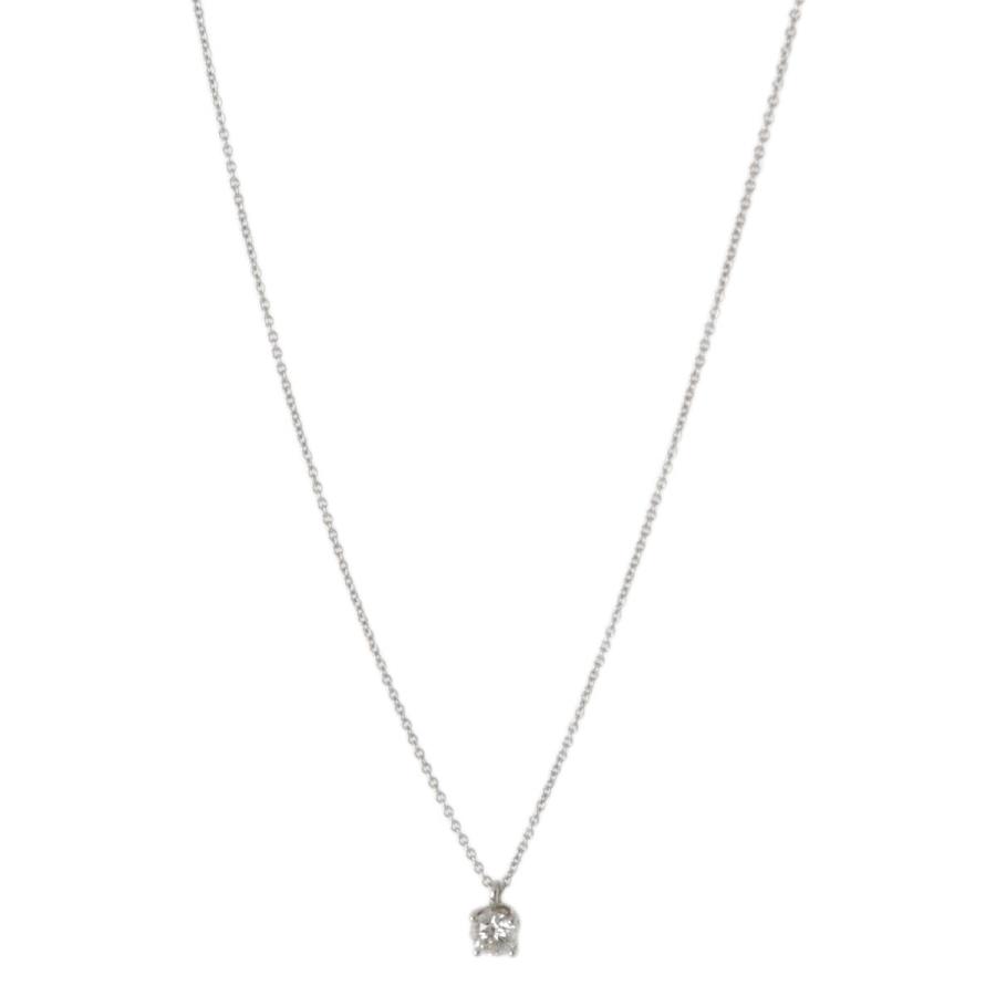 TIFFANY&Co. ティファニー ダイヤネックレス PT950 シルバー TIFFANY&Co. ティファニー ネックレス Pt950プラチナ