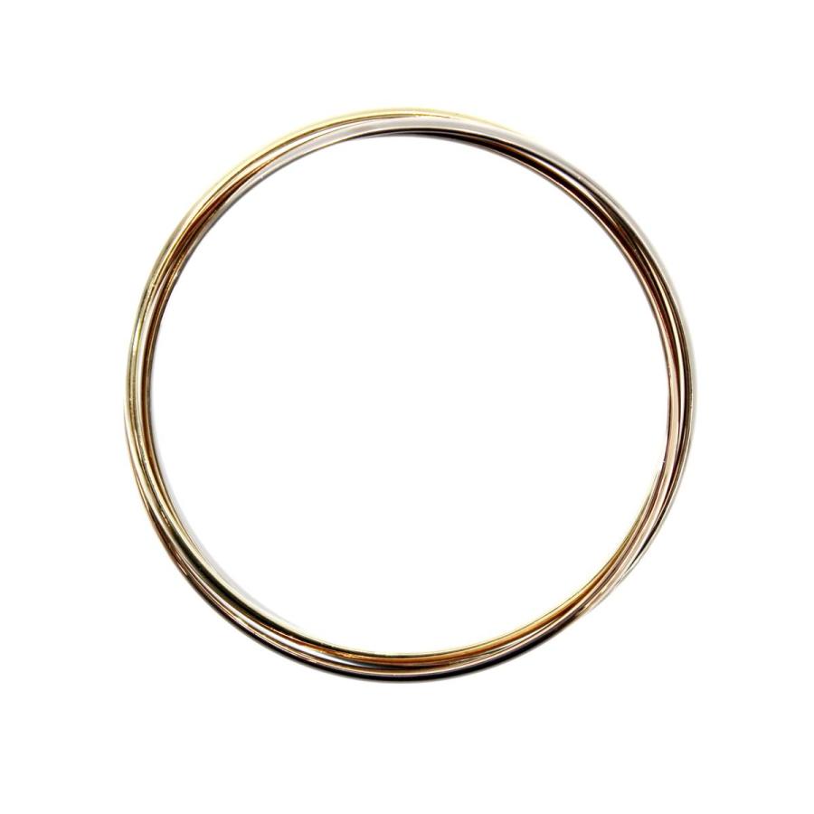 Cartier（カルティエ） K18 トリニティブレスレット O型バングル 3