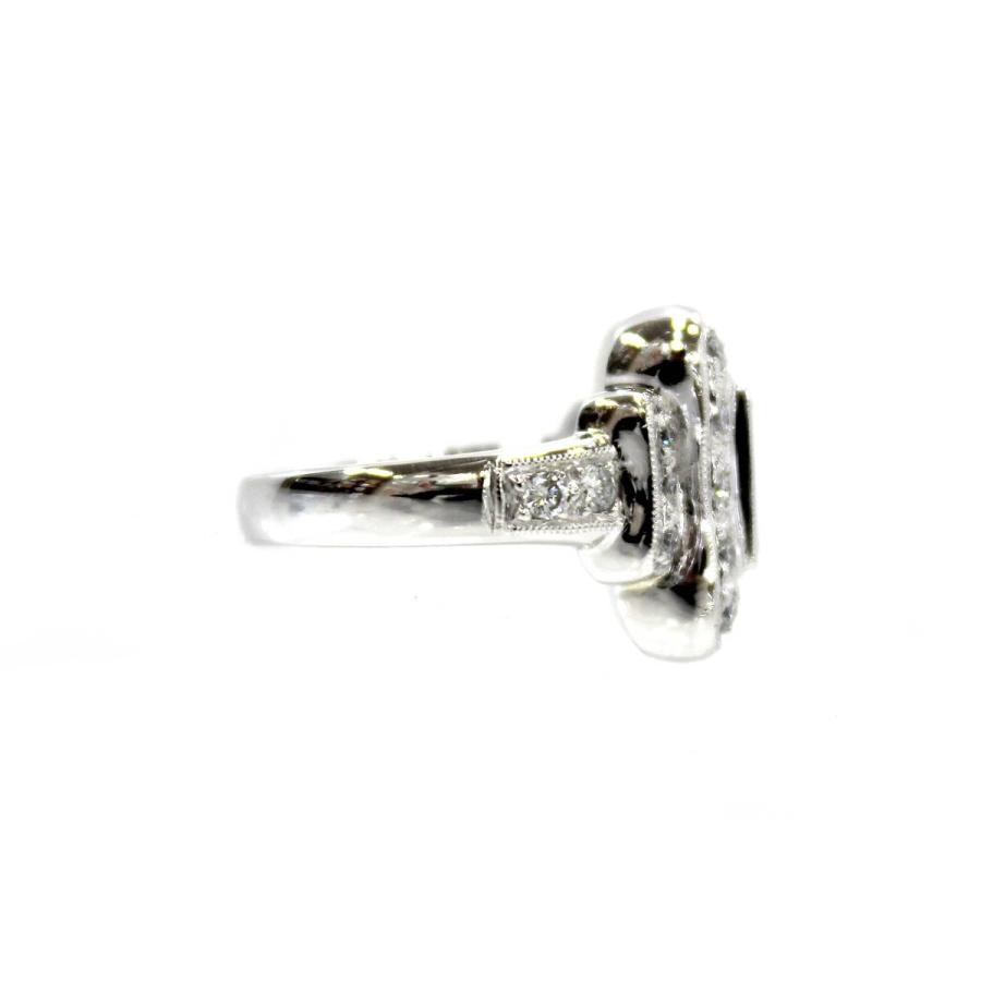 Pt900/プラチナ ダイヤリング D計1.00ct 9号 重量 10g HO 磨き仕上げ品 Aランクの画像