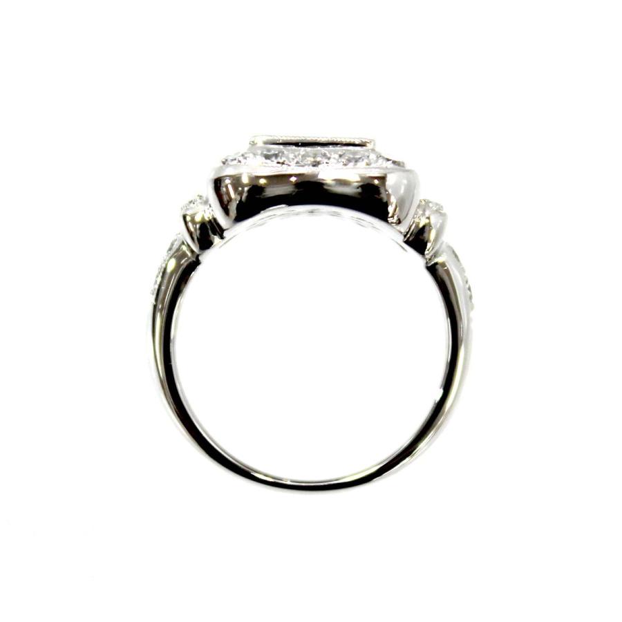 Pt900/プラチナ ダイヤリング D計1.00ct 9号 重量 10g HO 磨き仕上げ品 Aランクの画像