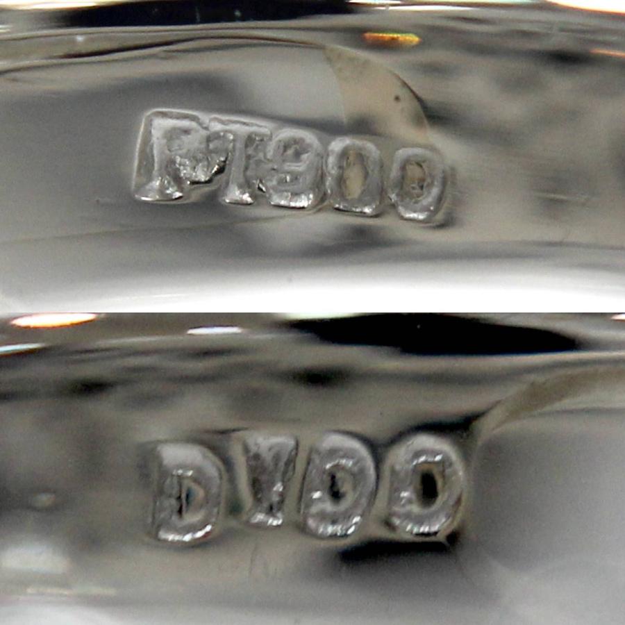 Pt900/プラチナ ダイヤリング D計1.00ct 9号 重量 10g HO 磨き仕上げ品 Aランクの画像