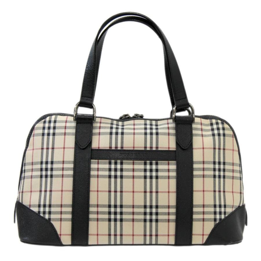 ■ Burberry バーバリー　ノバチェック　ボストン　ハンドバッグ BURBERRY バーバリー ノバチェック ボストンバッグ キャンバス