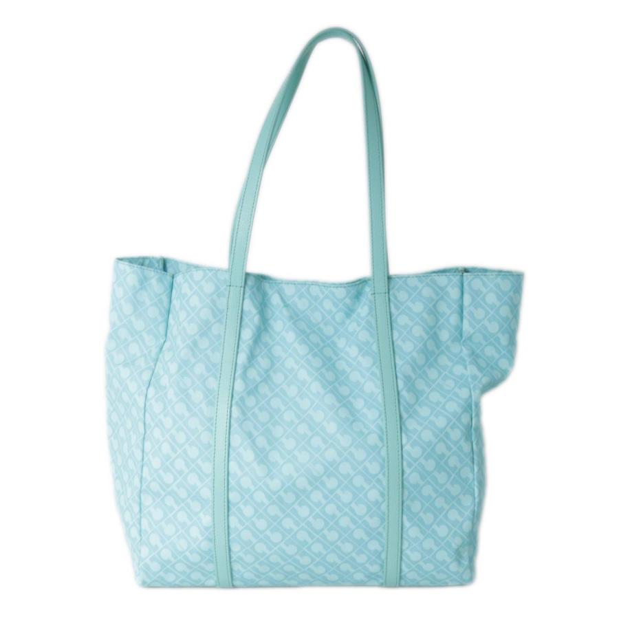 GHERARDINI ミントグリーントートバッグ美品 GHERARDINI ゲラルディーニ トートバッグ ミントグリーン NT-mi