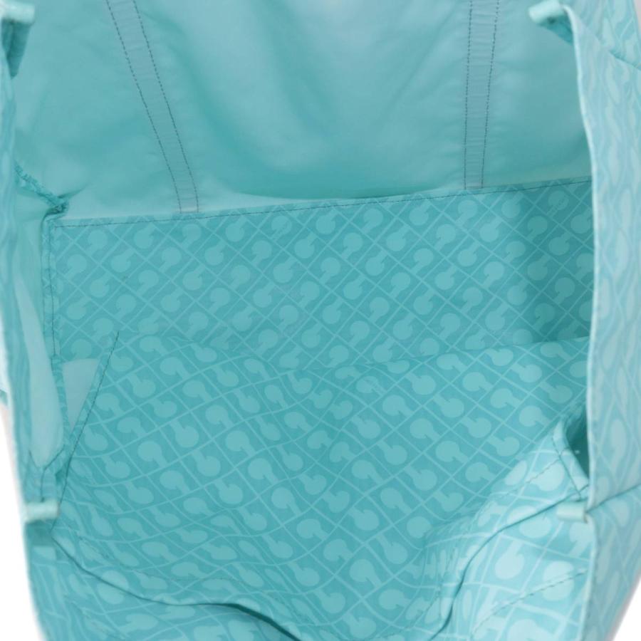 GHERARDINI ミントグリーントートバッグ美品 GHERARDINI ゲラルディーニ トートバッグ ミントグリーン NT-mi