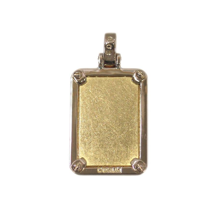 CORUM CORUM/コルム K18枠 K24インゴット ダイヤペンダント
