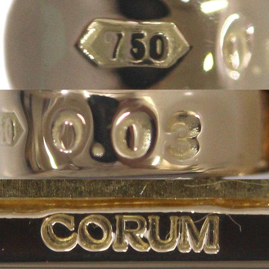 コルム CORUM ゴールドペンダント 金 ダイヤ CORUM CORUM/コルム K18枠 K24インゴット ダイヤペンダント