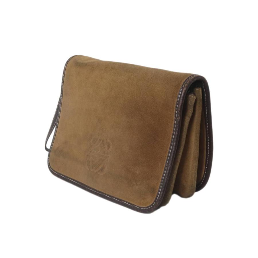 LOEWE（ロエベ） セカンドバッグ クラッチバッグ キャメル 21×16×3.5 