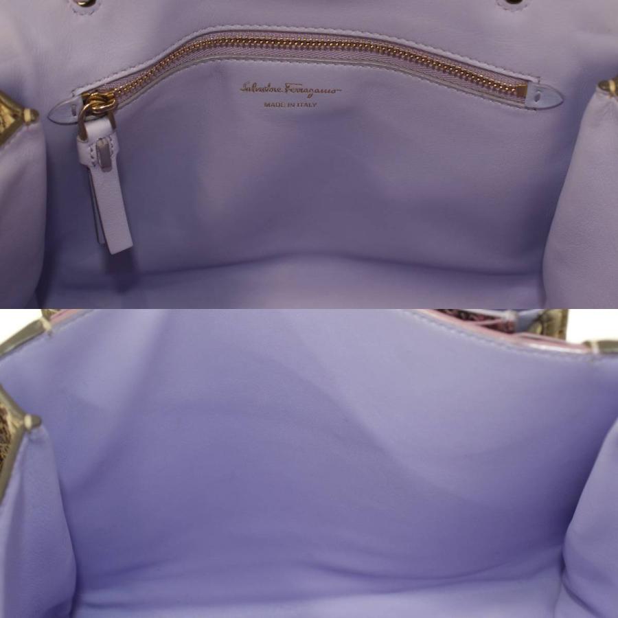 超美品Ferragamoフェラガモ ガンチーニ 巾着 ハンドバッグ マルチ