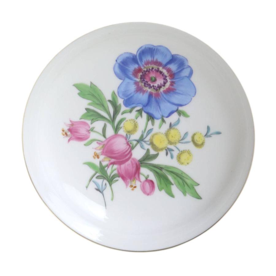 マイセン MEISSEN ボンボニエール 小物入れ フラワー×金彩 箱 胴