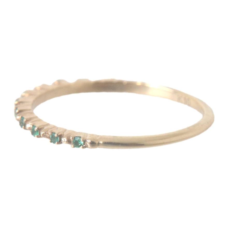 agete アガット カラーストーン リング 指輪 K10YG 10金×カラー