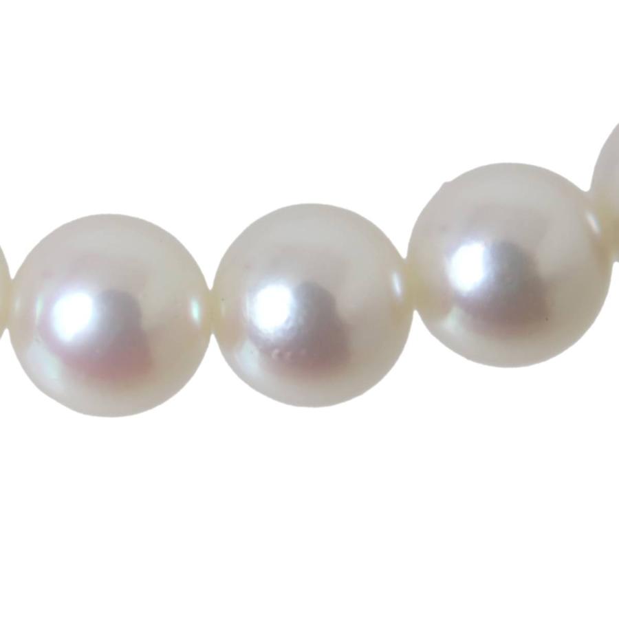 MIKIMOTO（ミキモト） パールネックレス 本真珠×金具SILVER 首周り約