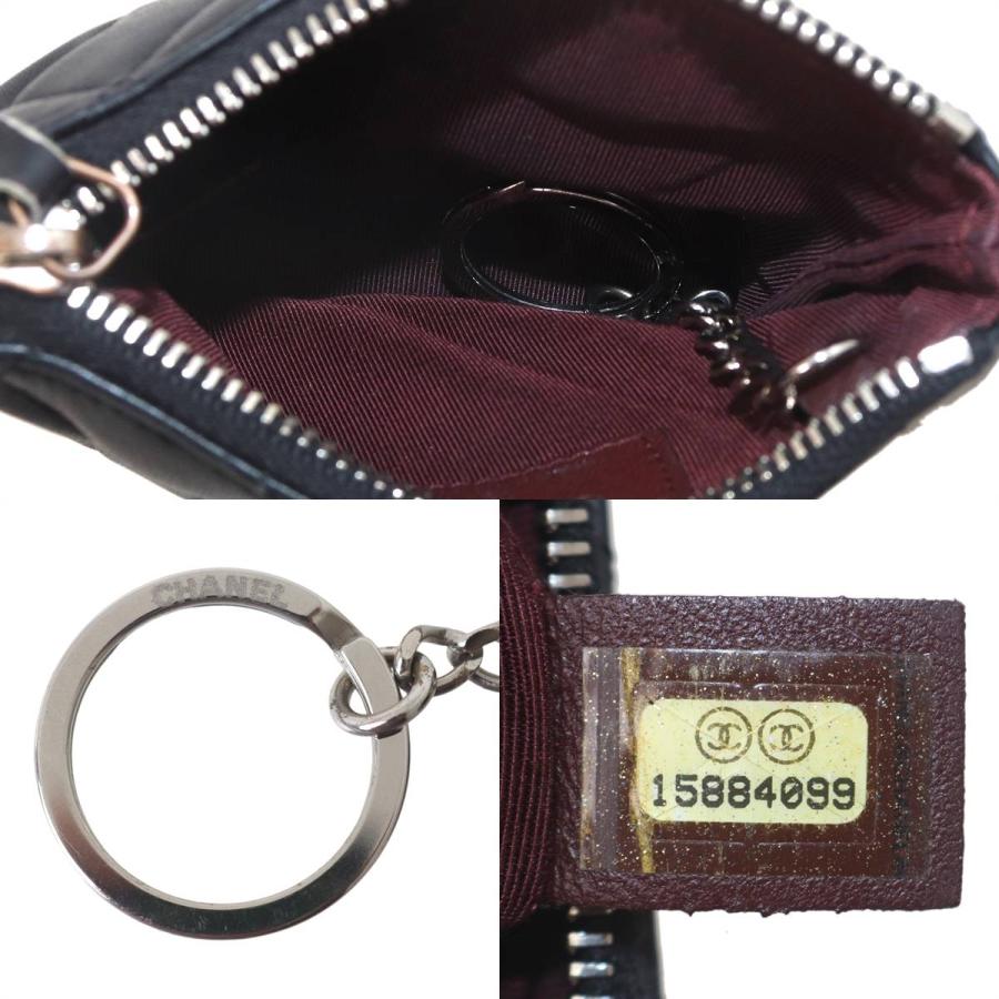 CHANEL シャネル　マトラッセ　キーリング付き　ケース CHANEL（シャネル） コインケース キーリング付き シール有 マトラッセ