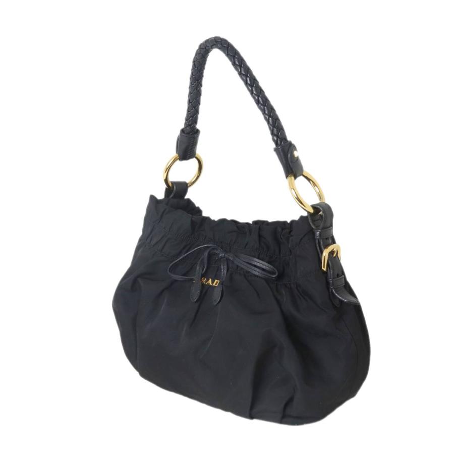 PRADA（プラダ） リボンワンショルダーバッグ ナイロン NERO BN1970