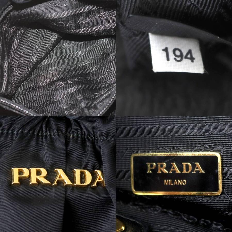 PRADA（プラダ） リボンワンショルダーバッグ ナイロン NERO BN1970 
