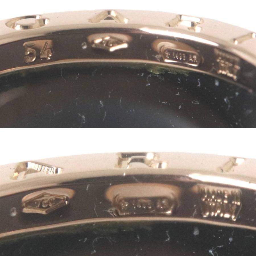 BVLGARI ブルガリ B-ZERO1 ビーゼロワン 4バンド リング セラミック 指輪 K18PG #54 約13号 幅12mm 約9.7g NT 美品 Aランク_8