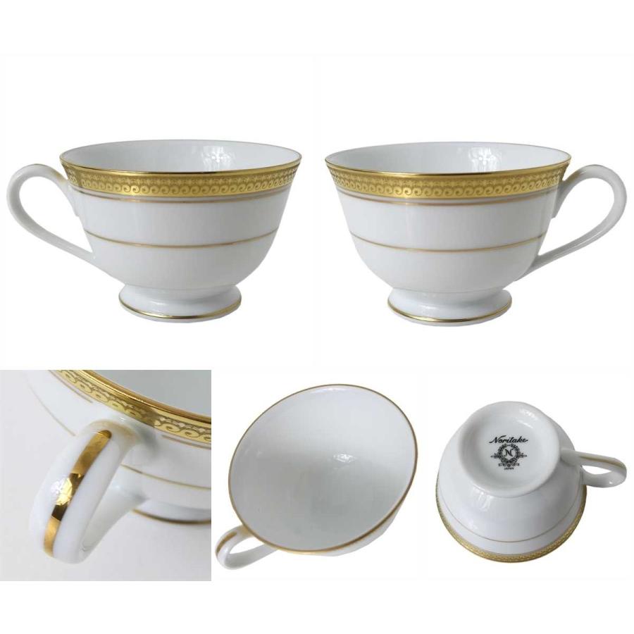 Noritake / ノリタケ ティータイムセット カップ\u0026ソーサー\u0026デザートディッシュ プレート ペアセット 2客セット China NT 美品の画像