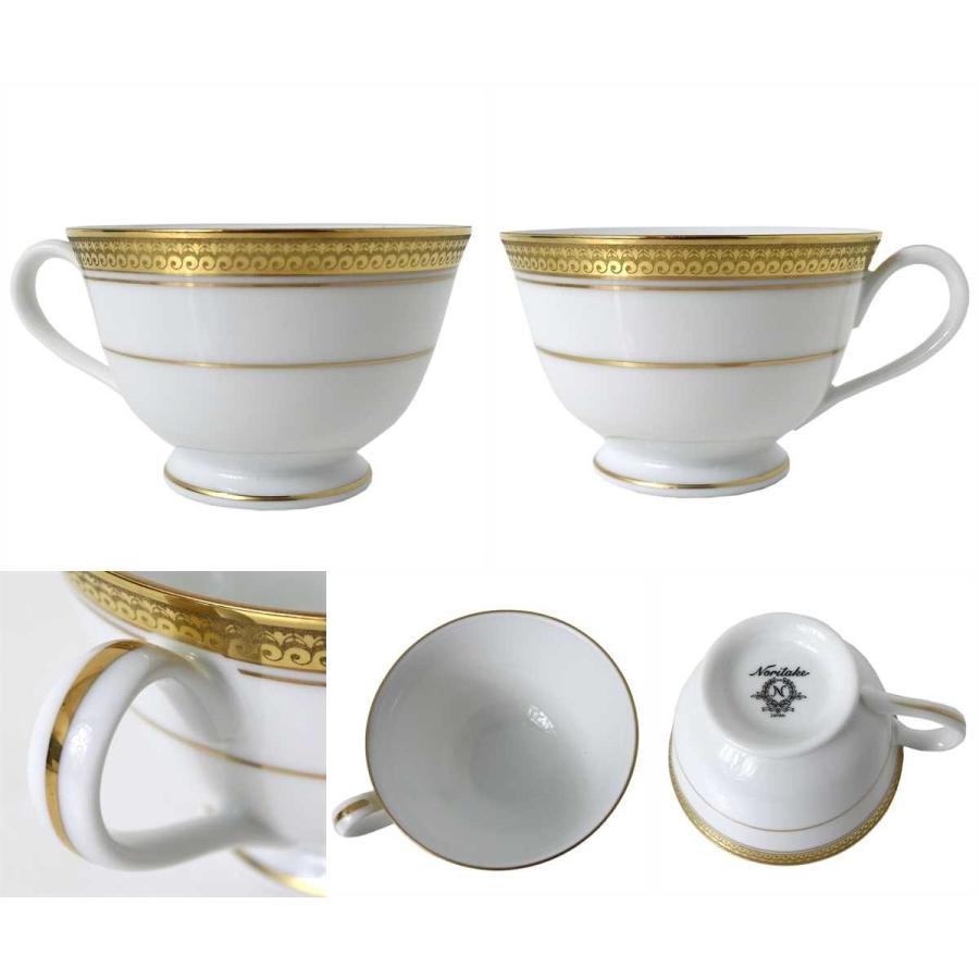 Noritake / ノリタケ ティータイムセット カップ\u0026ソーサー\u0026デザートディッシュ プレート ペアセット 2客セット China NT 美品の画像