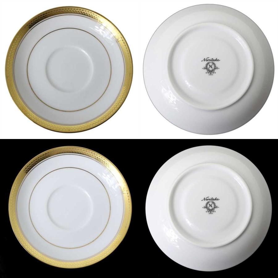 Noritake / ノリタケ ティータイムセット カップ\u0026ソーサー\u0026デザートディッシュ プレート ペアセット 2客セット China NT 美品の画像