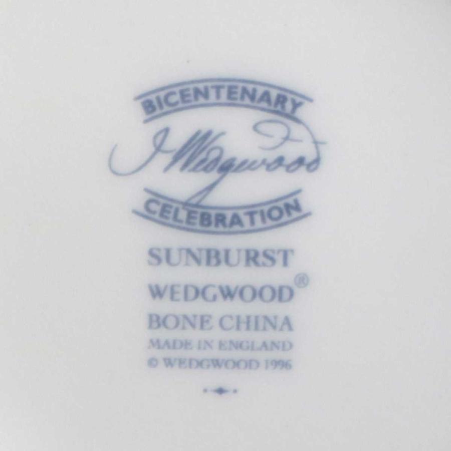 WEDGWOOD/ウェッジウッド カップ\u0026ソーサー 6客セット SUNBURST サンバースト BONE CHINA NT 美品_7