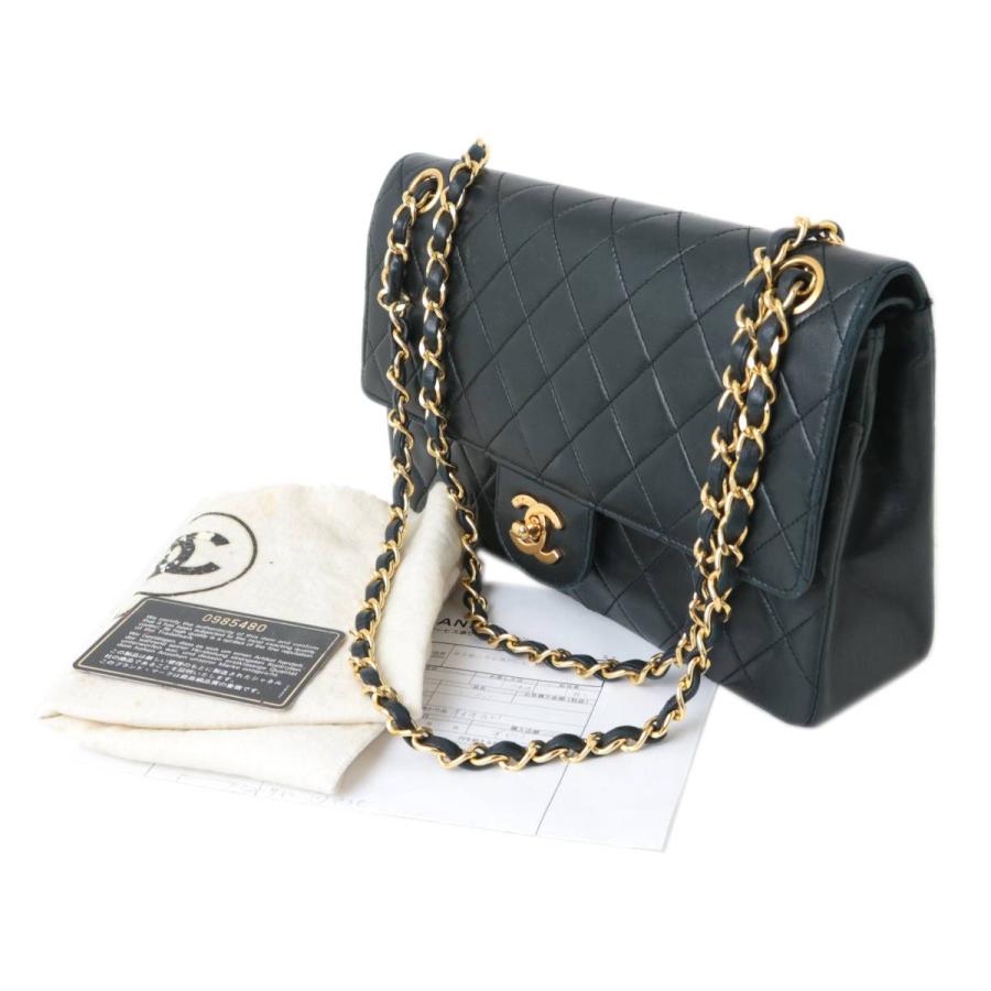 CHANEL/シャネル マトラッセ チェーンショルダーバッグ ダブルフラップ 