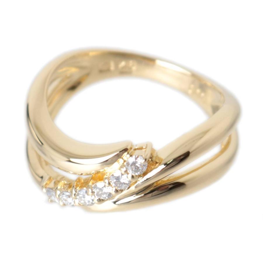 Pt900 セイコージュエリー ダイヤモンド 0.17ct リング 桔梗