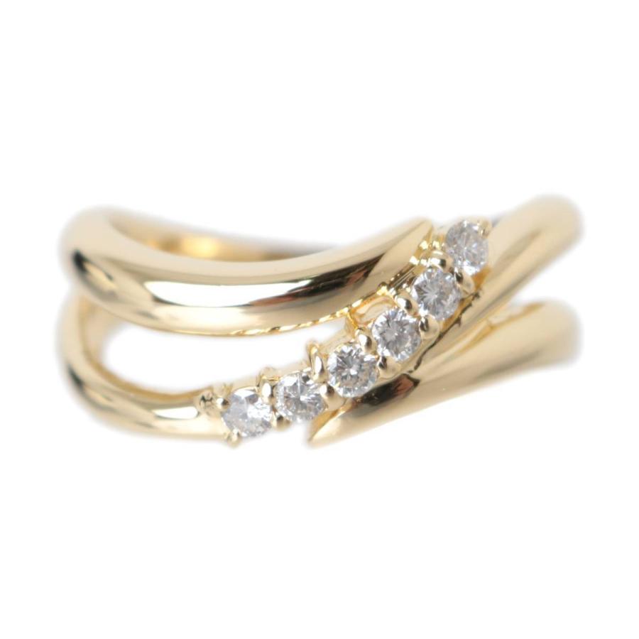 Pt900 セイコージュエリー ダイヤモンド 0.17ct リング 桔梗