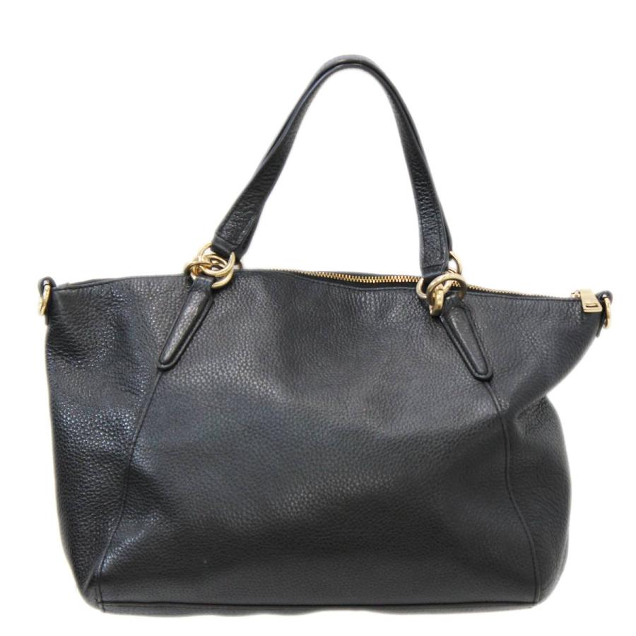 極美品 COACH レザー 2way ビジネスバッグ ダブルファスナー 斜め掛け COACH（コーチ） ペプルドレザー 2way ファスナー トートバッグ