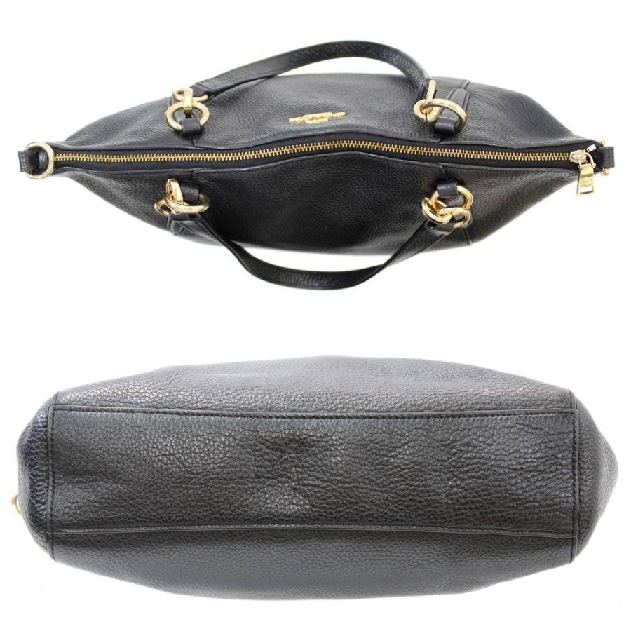 COACH COACH/コーチ ペプルドレザー 2way ファスナー トート