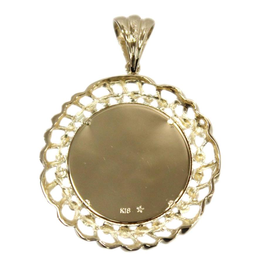 K24 ウィーン金貨 ハーモニー 1/4オンス K18枠 ペンダントトップ