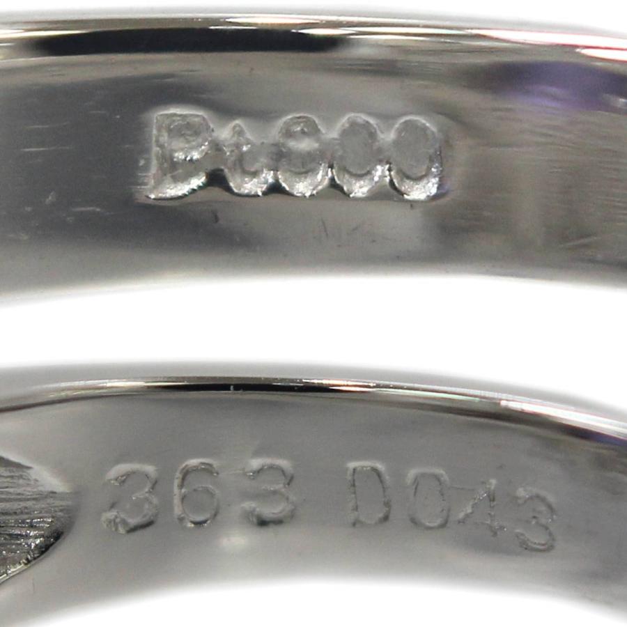 Pt900/プラチナリング 天然スターサファイア3.63ct ダイヤ0.43ct 刻印 8.5号 鑑別書付属 IS 磨き仕上げ品 Aランクの画像