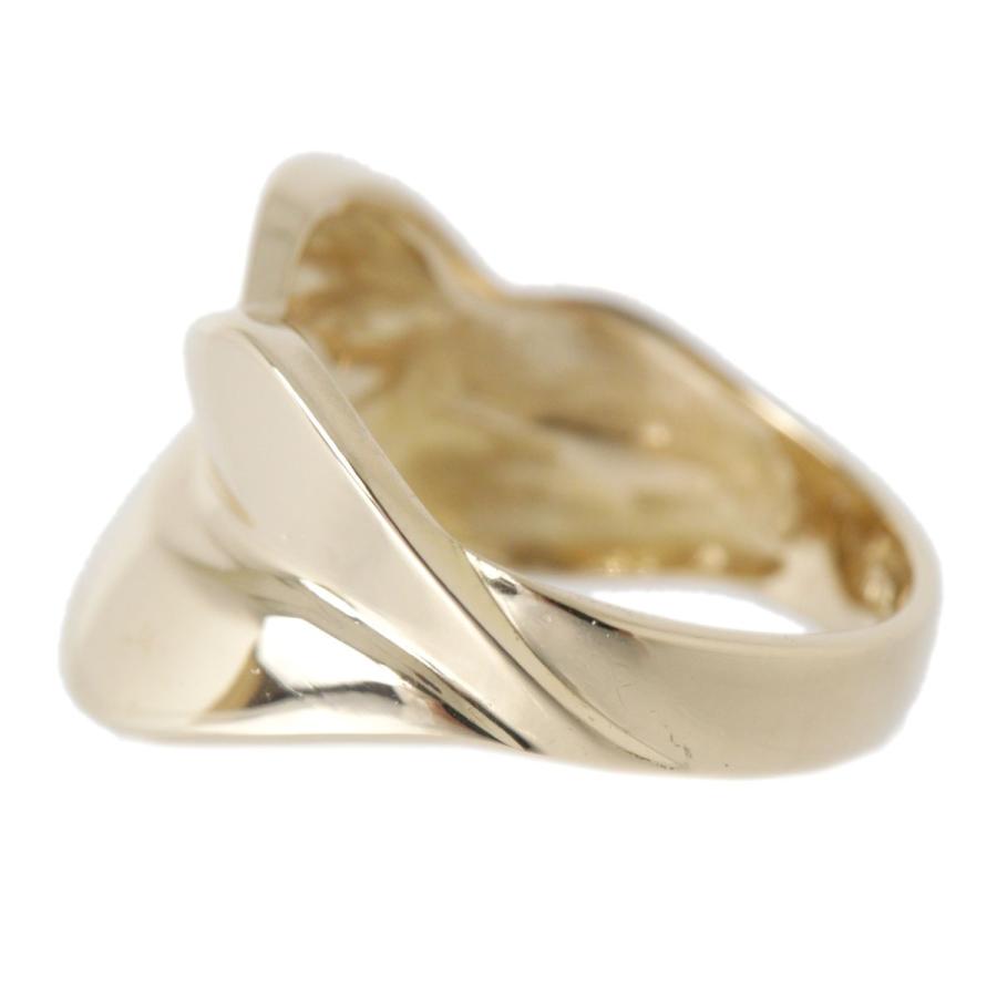 ⭐️専用です⭐️ k18デザインリング⭐️⭐️ K18/18金 デザインリング 7号 IS 磨き仕上げ品 Aランク