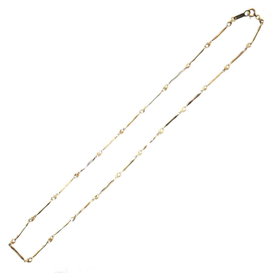 K18/18金 切子ネックレス チェーン 首回り39.5cm 4.4g 造幣局 K18/18金 切子ネックレス チェーン 首回り39.5cm 4.4g 造幣局