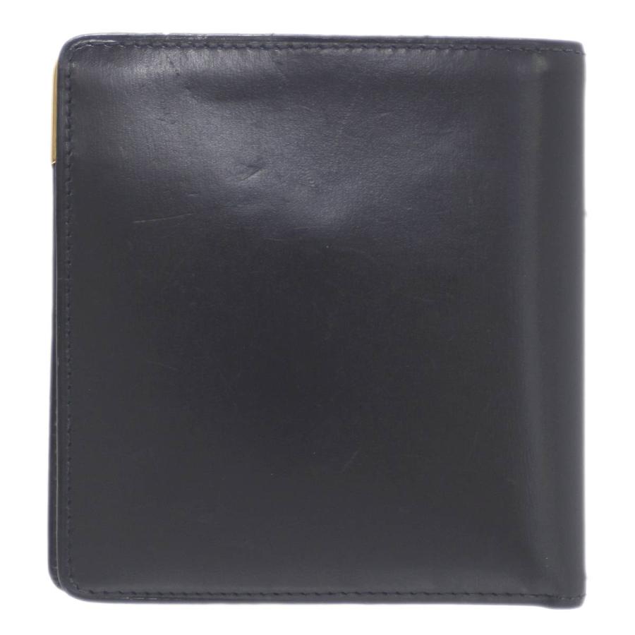 Cartier（カルティエ） 二つ折り財布 ネイビー GCカード IS Bランク