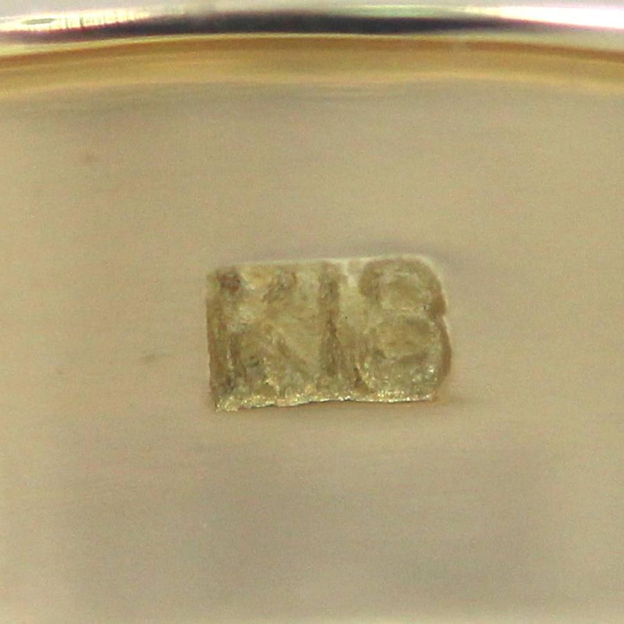 K18/18金 平打ちリング  15.5号   7.1g  シンプルリング  IS 磨き仕上げ品 Aランクの画像