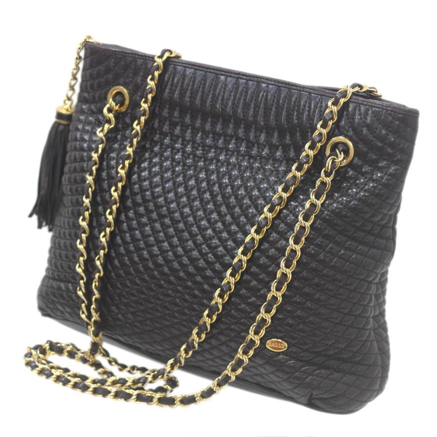 Bally（バリー） チェーンショルダートートバッグ ブラック 保存袋 IS 