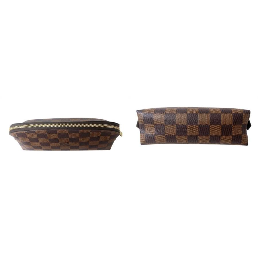 LOUIS VUITTON/ルイヴィトン ポシェット・コスメティック ポーチ ダミエ エベヌ N47516 CA4104 保存袋 IS Aランク