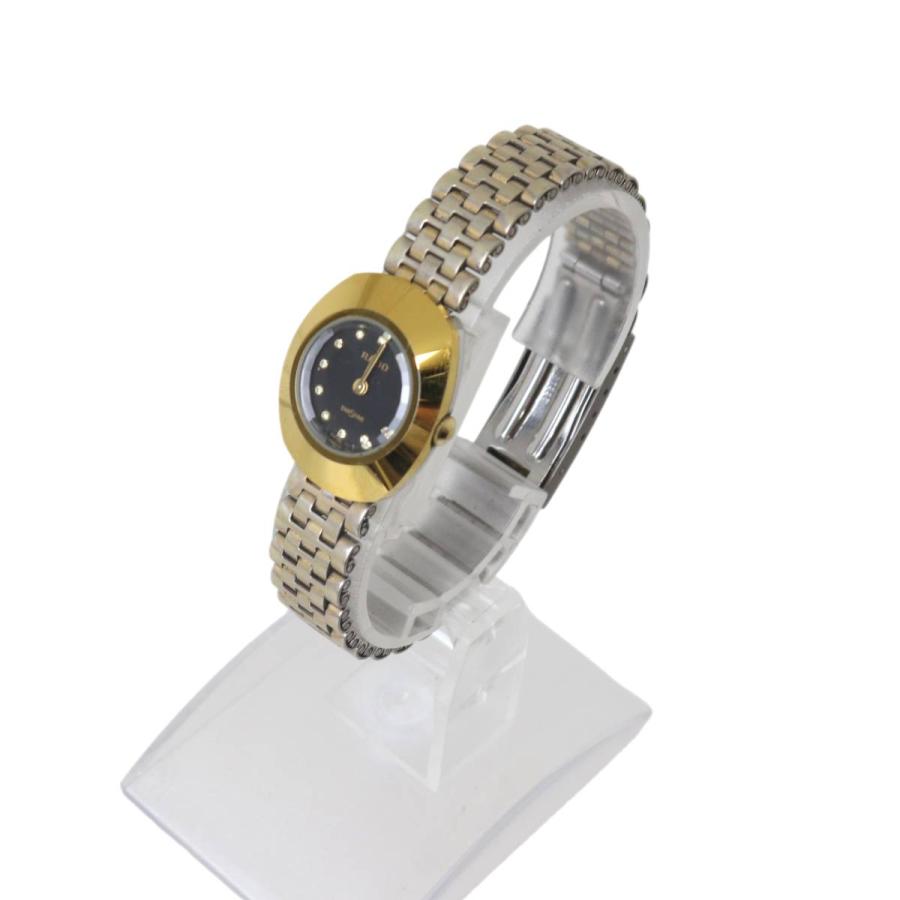 RADO DiaStar クォーツ 腕時計 ゴールド ブラック RADO（ラドー） DIASTAR ダイヤスター レディースクオーツ 腕時計