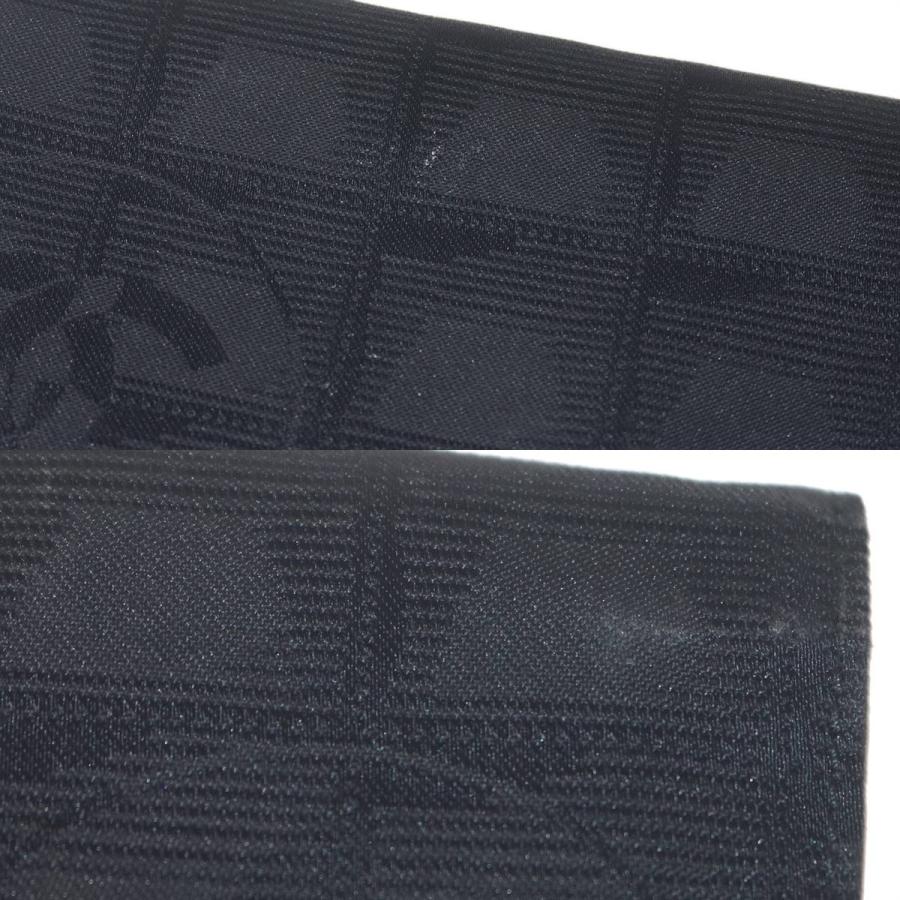 CHANEL（シャネル） 二つ折り長財布 ニュートラベルライン ブラック